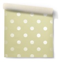 Papel Vinilizado Amarillo Suave C/ Lunares Iara Muresco 81/2
