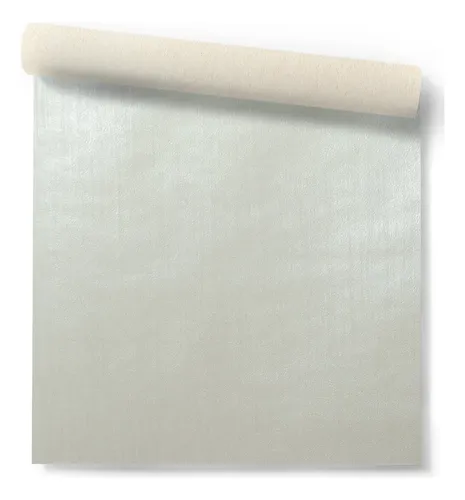 Papel Vinilizado Blanco Perlado Rayé Iara 82/1 Muresco Ds