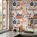 Papel Vinilico Aroma Muresco 8304/1 Wok Vintage Ideal Cocina DecoStock