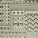 Papel Vinilizado Aroma Muresco 8333/1 Blanco y Negro DS