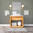 Papel Vinilico Texturado Gris Lavable Aura 860/4 Muresco DecoStock