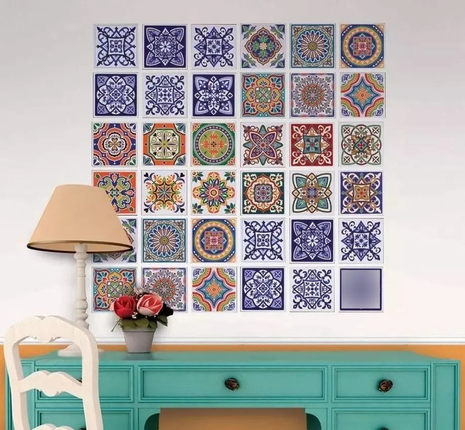 Azulejos Cerámicos Autoadhesivos Vintage Muresco Modelos 1665/1