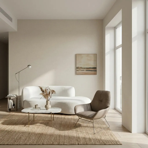 Papel Autoadhesivo Pared Texturado Rollo 0,60 X 5 Mts - 3m2 Natural - Luz