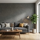 Papel Autoadhesivo Pared Texturado Rollo 0,60 X 5 Mts - 3m2 Gris Oscuro - Sombra