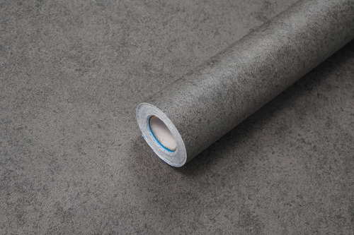 Papel Autoadhesivo Pared Texturado Rollo 0,60 X 5 Mts - 3m2 Gris Oscuro - Sombra