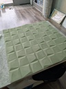 Placas 3d Autoadhesivas Muresco Texturadas Antihumedad Felpa Verde Seco