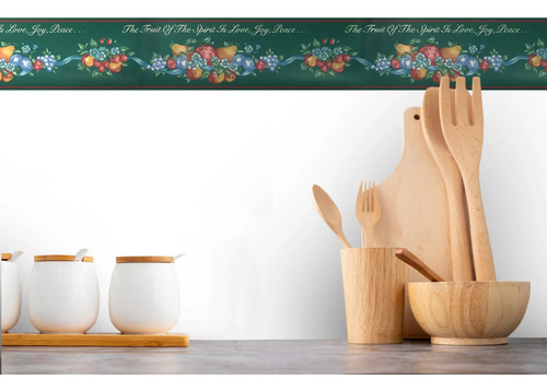Guarda  Vinilizada Bord X 5 Mts - Cocina - Frutas 90284/4 DecoStock