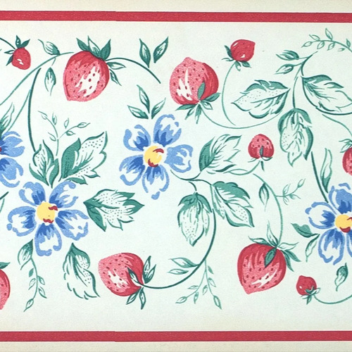 Guarda Vinilizada Bord  X 5 Mts  Florcitas 90286/1 DecoStock