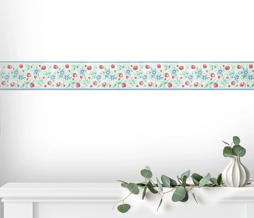 Guarda Vinilizada Bord X 5 Mts  Florcitas 90286/3 DecoStock