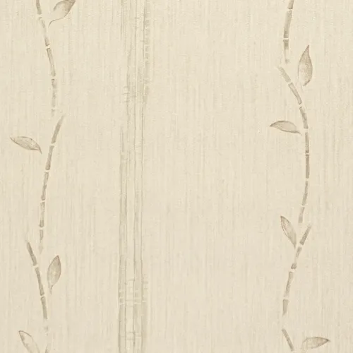 Papel Vinilico Tex. Beige Bamboo Hojas Muresco 9304/3 Dstock