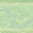 Guarda Vinilica X 5 Mts F/ Verde Y Celeste 9506/2 DecoStock