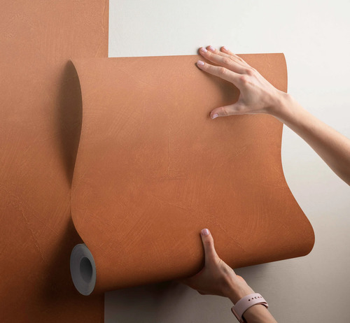 Papel Vinilizado Relieves Muresco Terracota 9600/9