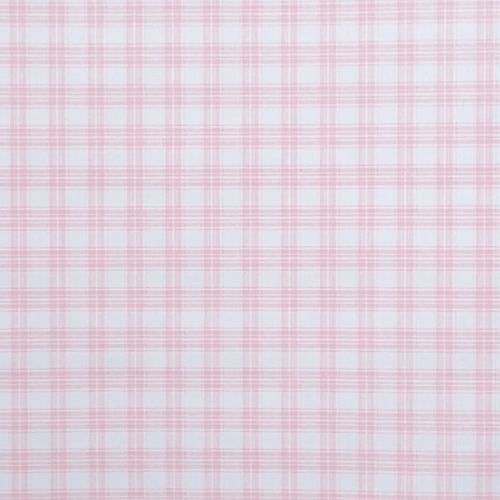 Papel Vinilico Cuadrille Rosa Importado Único 0,68 X 8,70 M