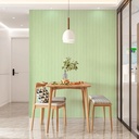 Papel Vinilico Texturado Rayado Verde 9918/5 Muresco Dstock