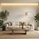 Placas 3d Autoadhesivas Pared Muresco Pintable/lavable Ladrillo