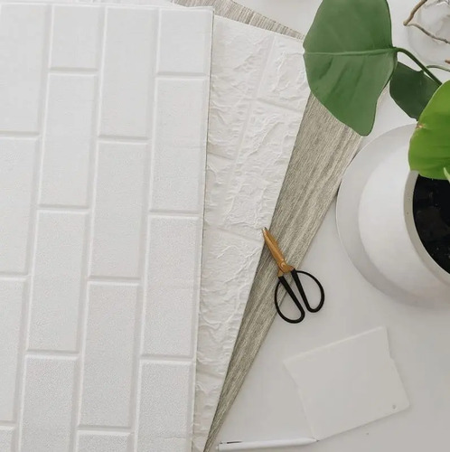 Placas 3d Autoadhesivas Pared Muresco Pintable/lavable Ladrillo