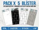 Pack X 5 Placas Laminadas Calacatta Marmol Muresco