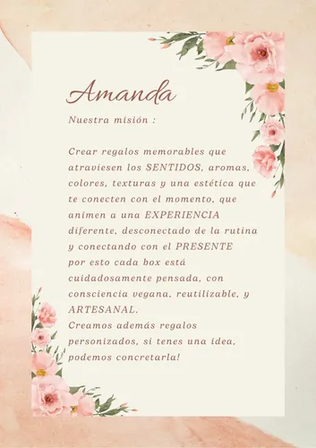 Box/kit Día De La Madre Spa Excelente Calidad Y Presentación