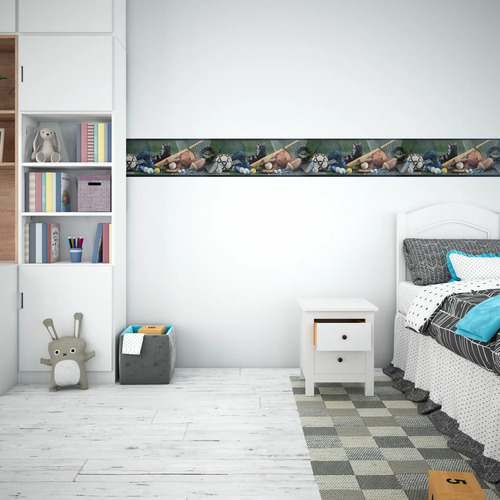 Guarda Vinilica Importada X 4,57 Mts Deportes Realista DecoStock