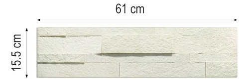 Liston Stone Flex Caliza 610 x 155 x 55 MM