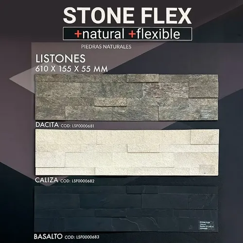 Liston Stone Flex Dacita 610 x 155 x 55 MM