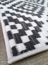 Alfombra Costado Cama Moderna 0,5x0,9 Vs. Modelos Pelo Corto - 0.5 cm, Negro, Pampa, 0.9 cm