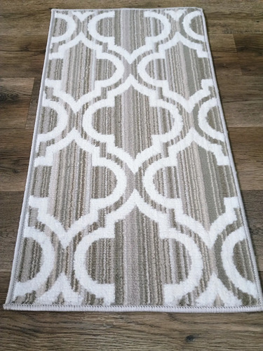 Alfombra Costado Cama Moderna 0,5x0,9 Vs. Modelos Pelo Corto - 0.5 cm, Gris claro, Hindú, 0.9 cm