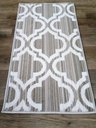 Alfombra Costado Cama Moderna 0,5x0,9 Vs. Modelos Pelo Corto - 0.5 cm, Gris claro, Hindú, 0.9 cm
