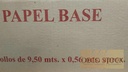 Pack X 2 Rollos Papel Base  Ancho:0,56 X 9,50 Mts Deco Stock