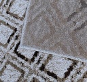 Alfombra Rhone Moderna Pelo Corto Dib 1,50 X 2 Mts - 1.5 m, Beige, Geométrico, 2 m
