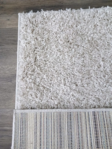 Alfombra Costado Cama Shaggy Cool 57x90  Pelo Largo Colores - 57 cm, Vison Claro, Pelo Largo, 90 cm