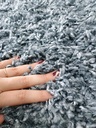 Alfombra Costado Cama Shaggy Cool 57x90  Pelo Largo Colores - 57 cm, Azul, Pelo Largo, 90 cm