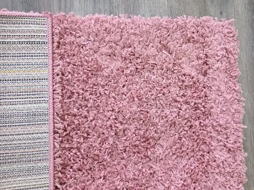 Alfombra Costado Cama Shaggy Cool 57x90  Pelo Largo Colores - 57 cm, Rosa, Pelo Largo, 90 cm