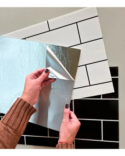 Pack X 10 Placas 3d Adhesivas Pared Muresco Laminadas Marmol