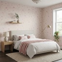 Papel Vinilizado F/ Blanco Flores 1180/3 Decorpaper Muresco Blanco