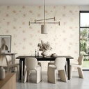 Papel Vinilico Crema Flores Vinyl Paper Muresco 1938/2 Ds Crema