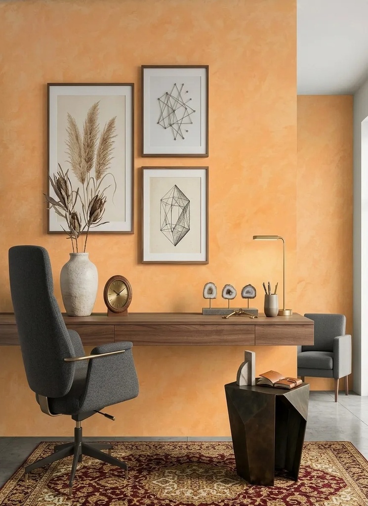 Papel Vinilico Patina Naranja 5701/8 Celebry Teens Muresco Naranja