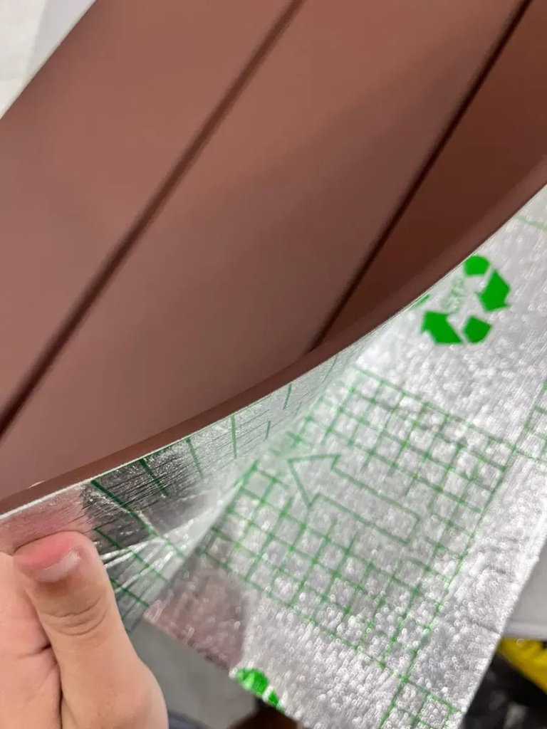 Placas 3d Autoadhesivas Muresco Texturadas Antihumedad Cuero Castaño