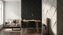 Pack X 5 Placas Autoadhesivas Soft Pared Cuero 70x70cm Ebano