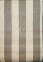 Papel Vinilico Texturado Rayado Plisse Muresco 6506/4 Dstock Marron Y Beige
