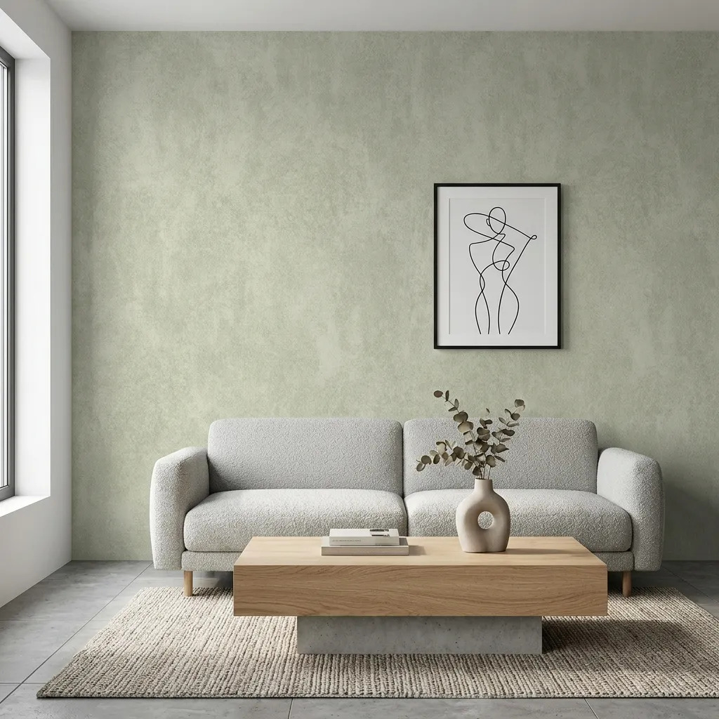 Papel Vinilico Texturado Muresco Cypress 4023/8 Decostock Verde Claro