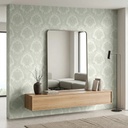 Papel Vinilico Text Provenzal Verde Cinthia 6000/5 Muresco Beige