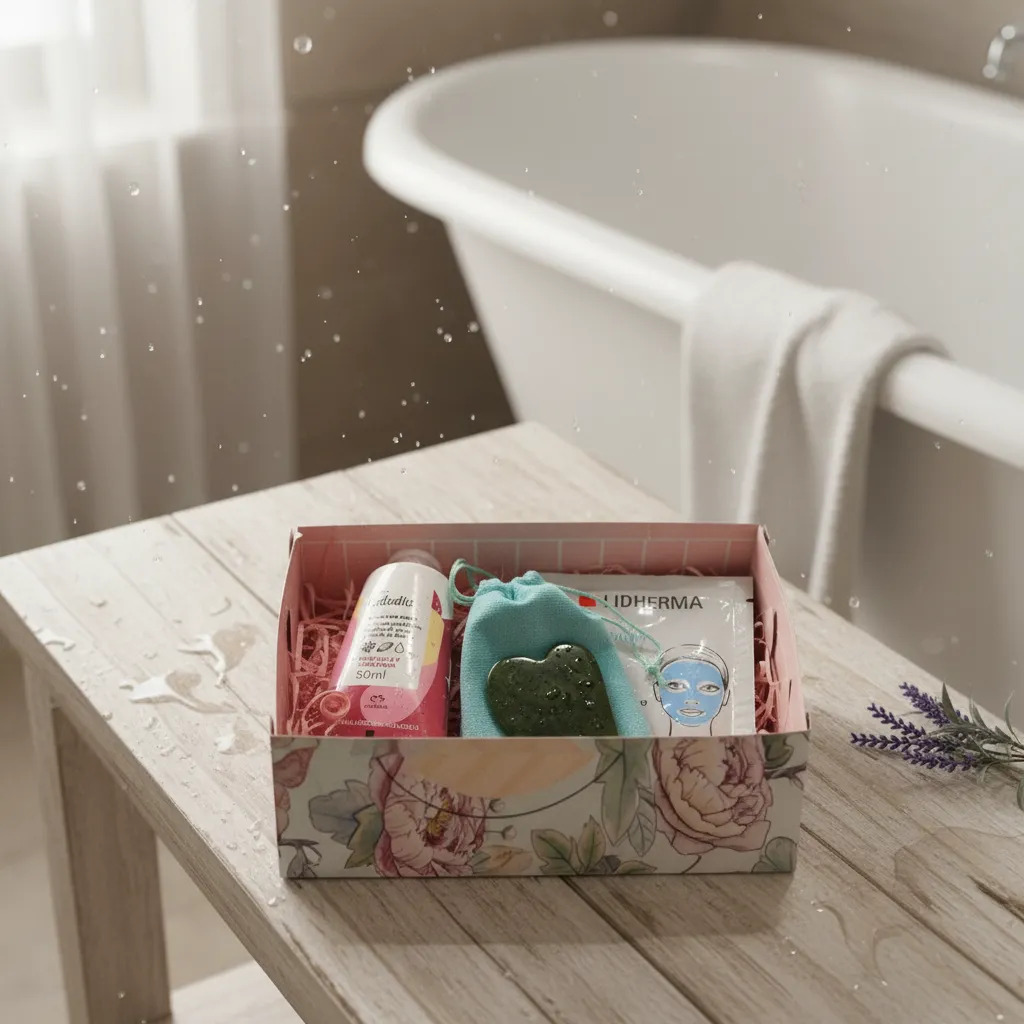 Box/kit Regalo Skin Care Spa Excelente Calidad Presentación Lavanda