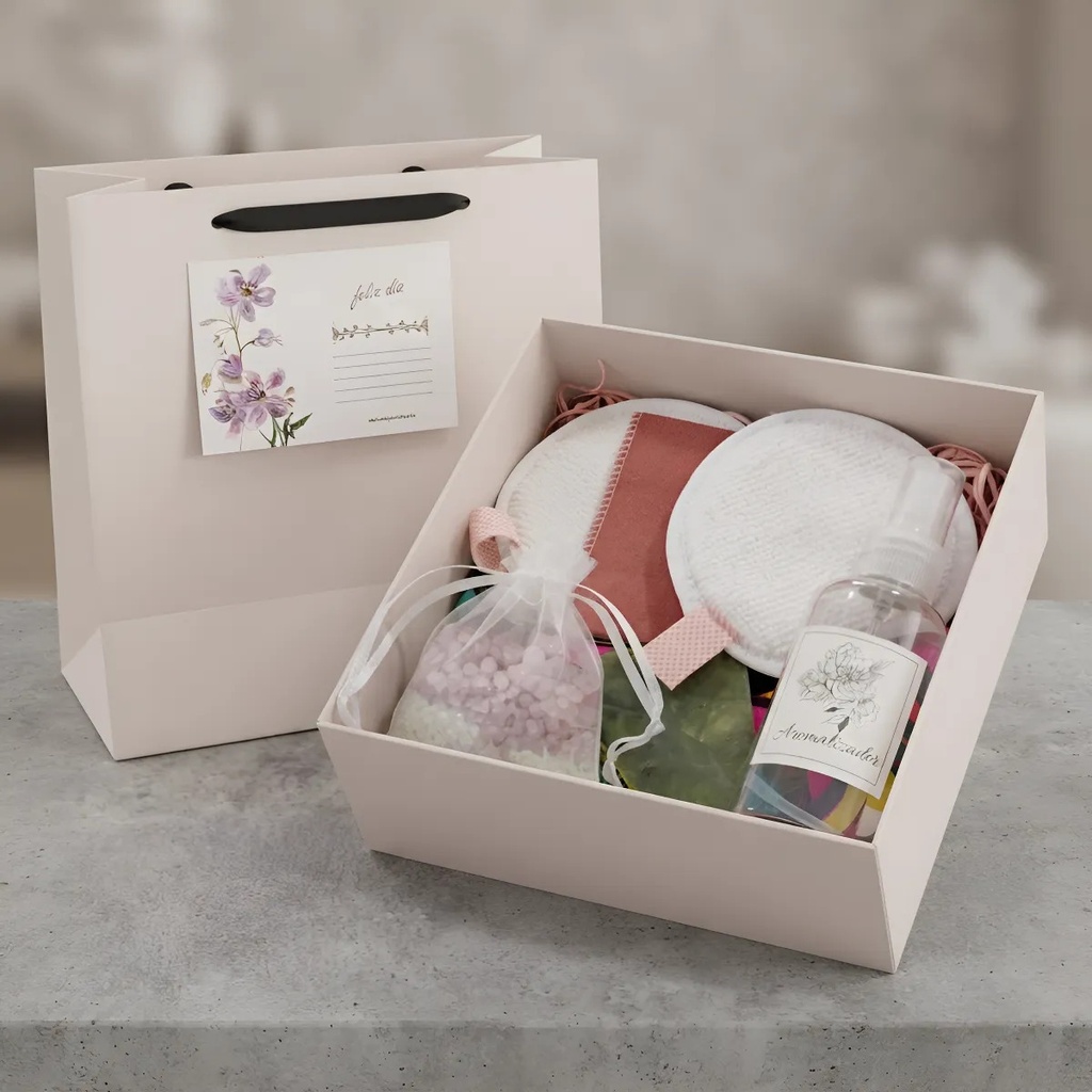 Box/kit Regalo Día Mujer Spa Excelente Calidad Presentación Verbena