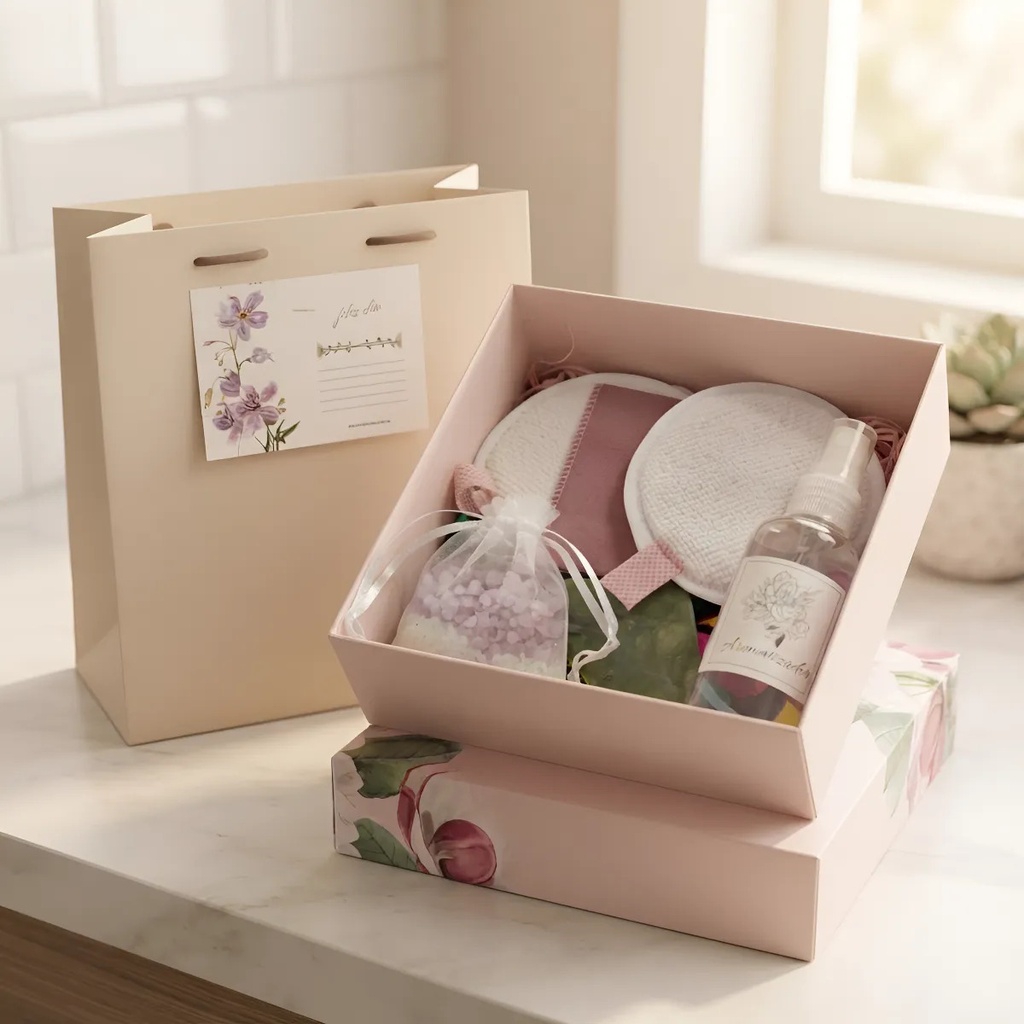 Box/kit Regalo Día Mujer Spa Excelente Calidad Presentación Verbena