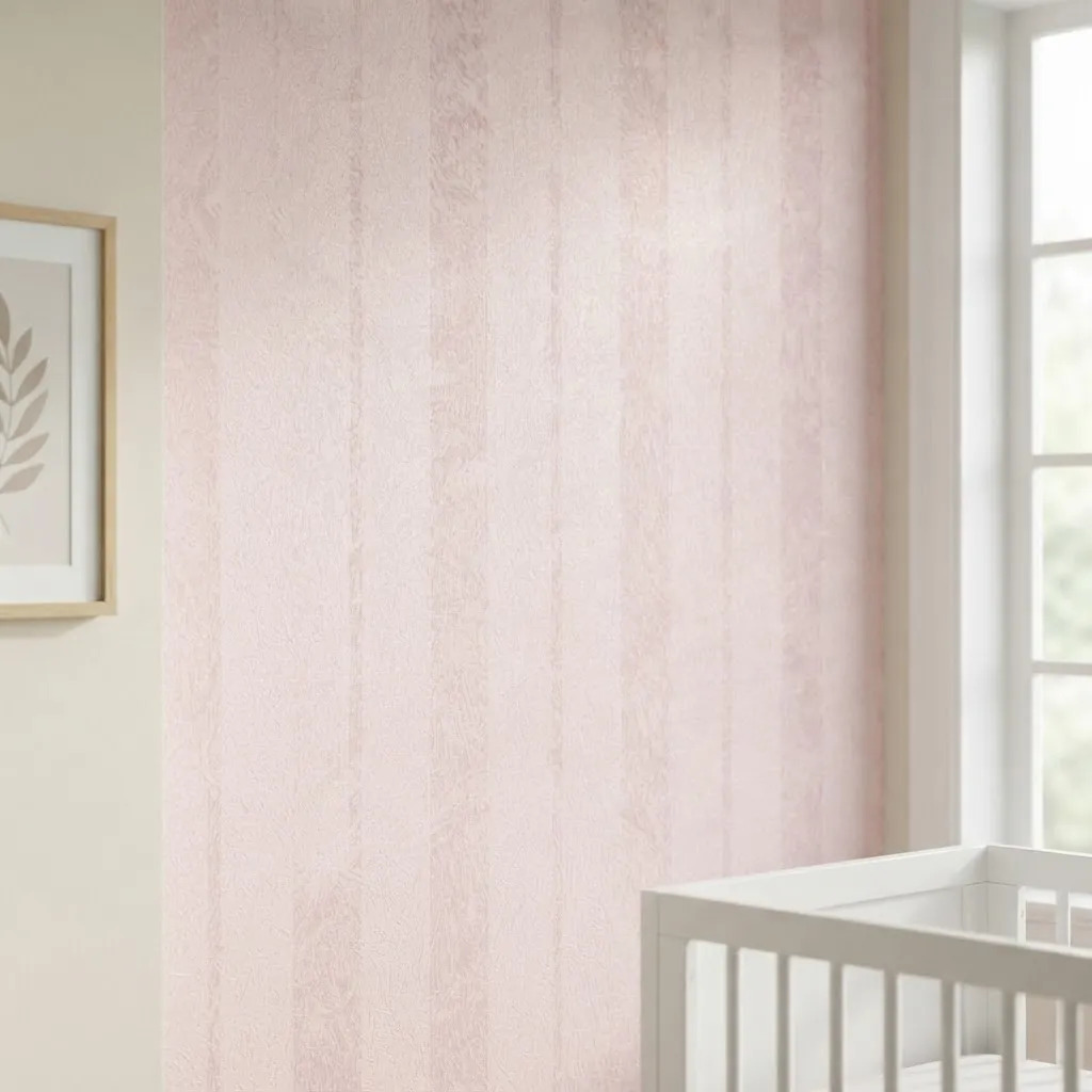 Papel Vinilizado Rayado Rosa Decorpaper Muresco 1181/5  Rosa