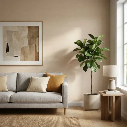 Papel Autoadhesivo Pared Texturado Rollo 60 X 5 Mts - 3m2 Beige Eco - 88415