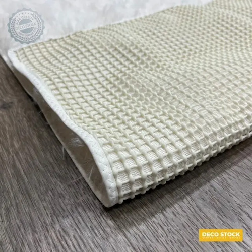 Alfombra Costado De Cama Pelo Largo Attica 50x85 Antidesliz Dib