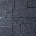 Placas 3d Autoadhesivas Pared Muresco Pintable/lavable Ladri Piedra Negra