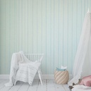 Papel Vinilizado Rayado Celeste Decorpaper Muresco 1181/1 Ds
